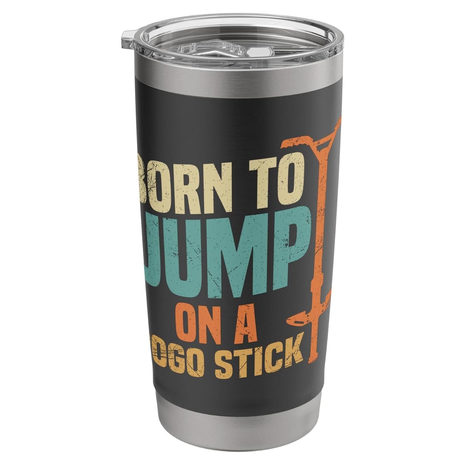 Vaso aislado de acero inoxidable 20 oz Negro - Palo de Pogo