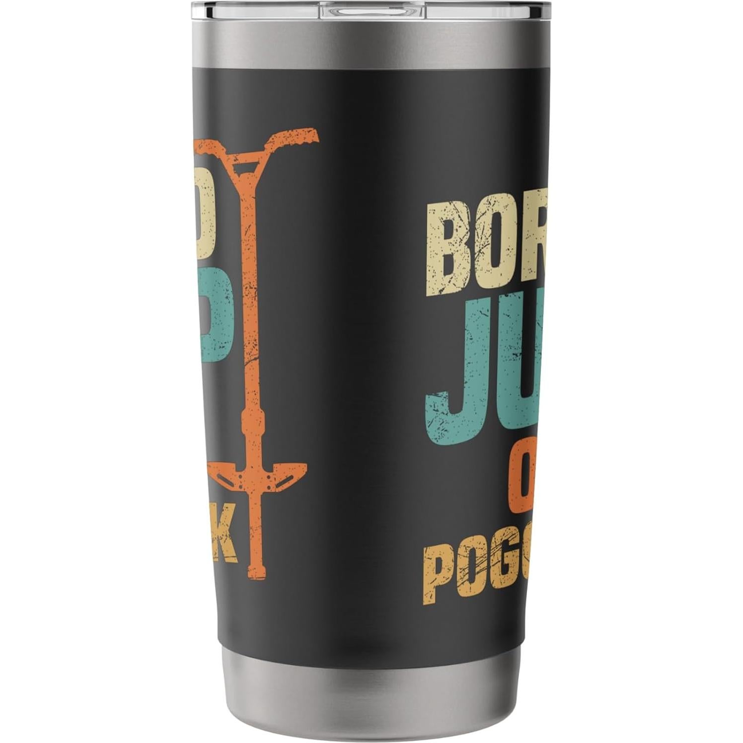 Vaso aislado de acero inoxidable 20 oz Negro - Palo de Pogo
