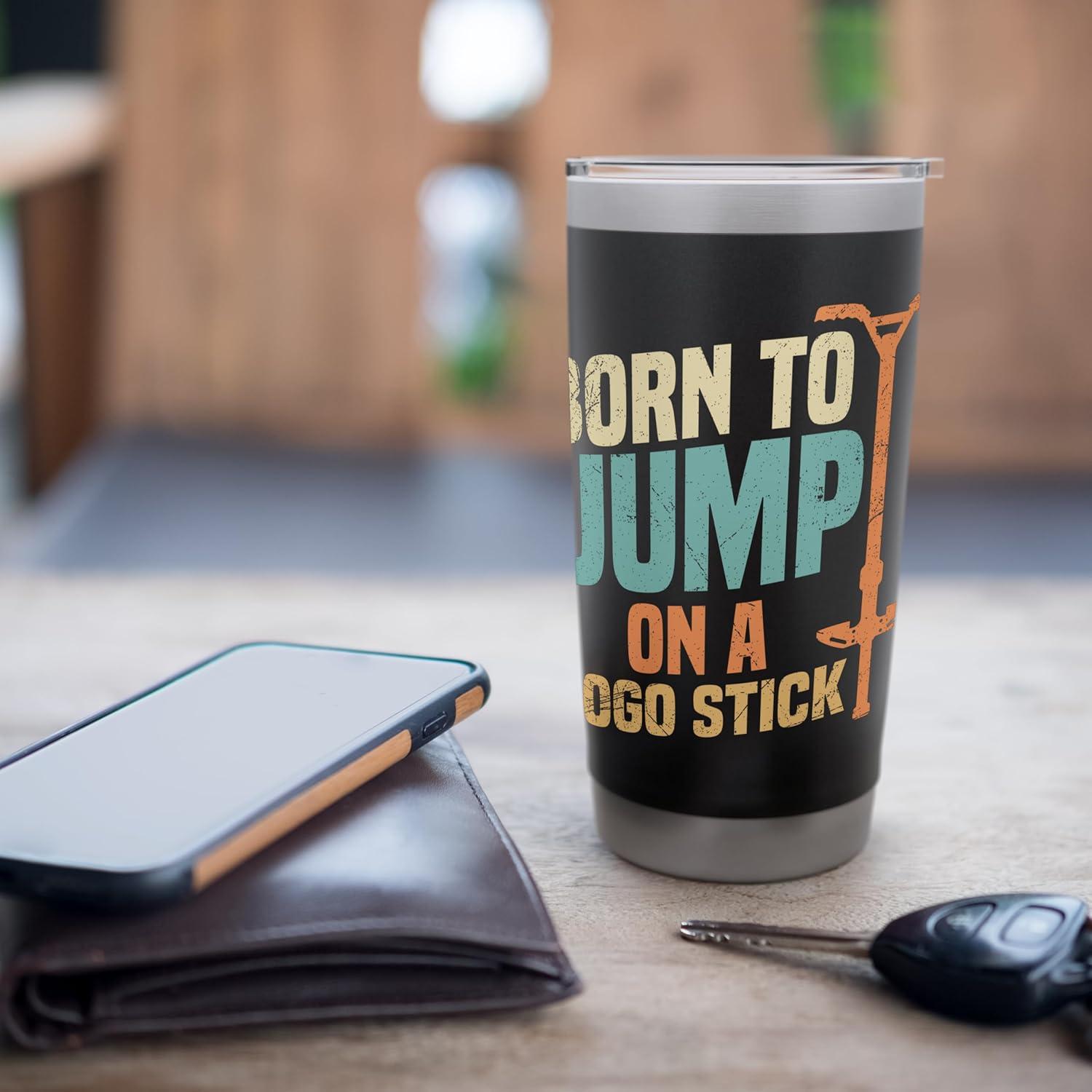 Vaso aislado de acero inoxidable 20 oz Negro - Palo de Pogo