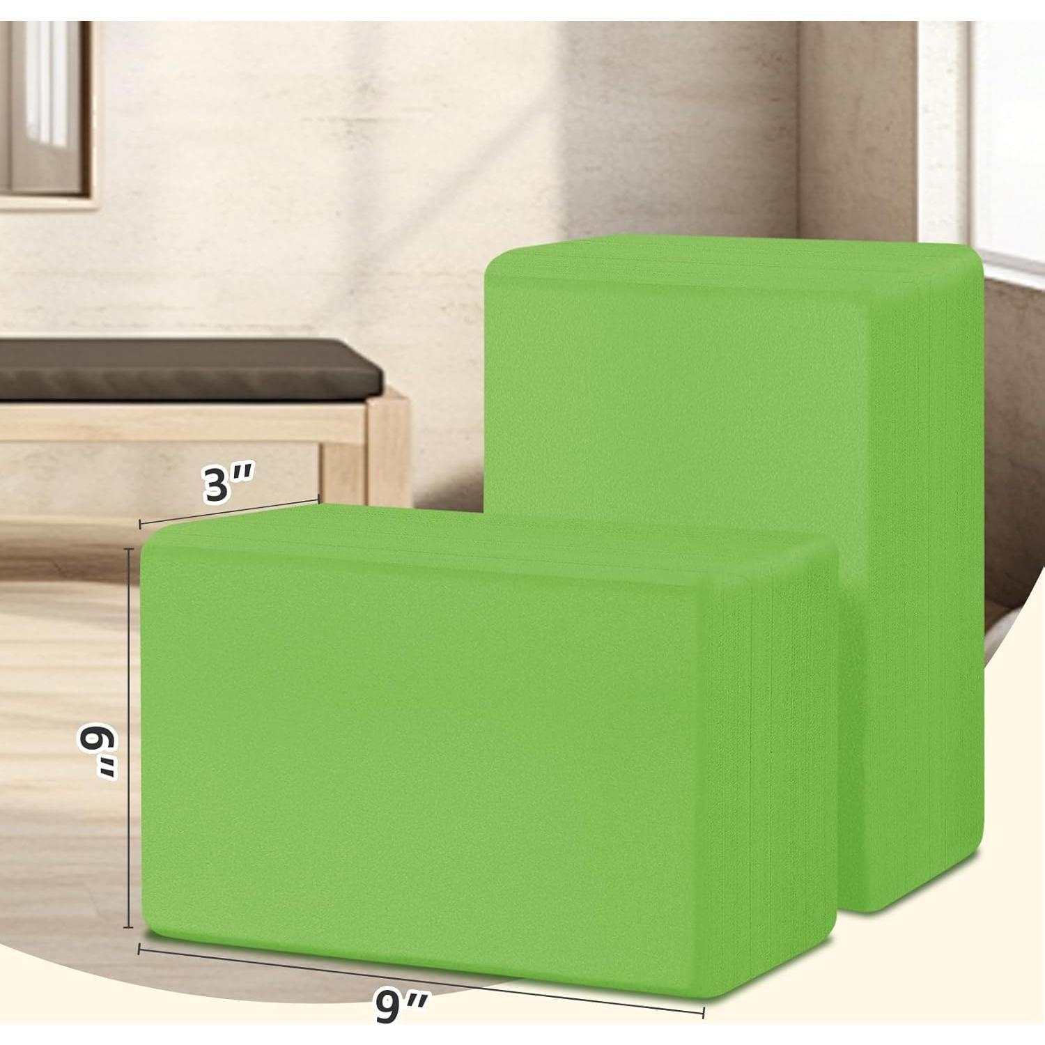 Bloques de Yoga H.J. Immbir - 2 Piezas EVA Antideslizantes