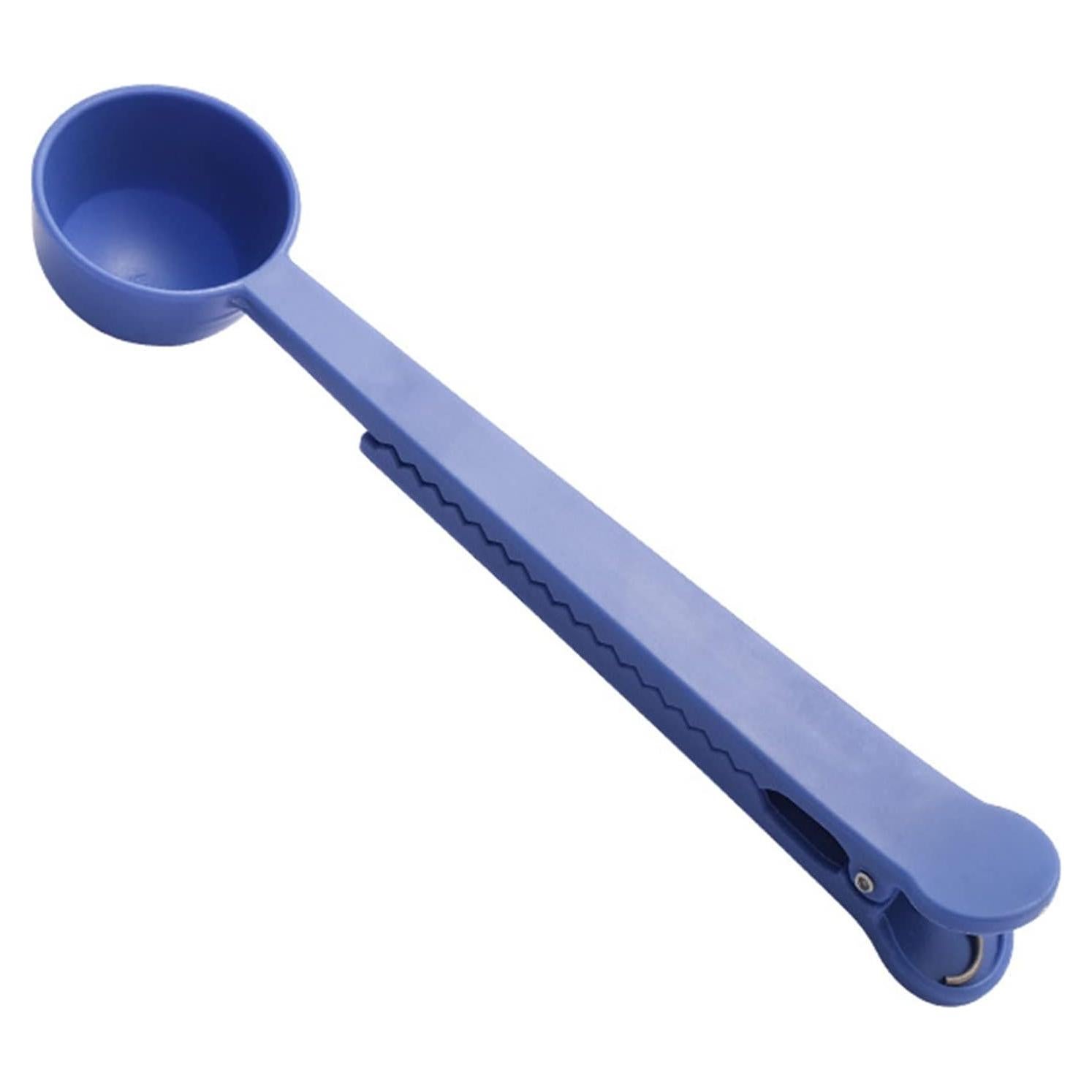 2 in 1 Measuring Spoon Sealing Clip Coffee Scoop for Espresso Tea Milk Protein Powder Bag Clamp Multifunctional Kitchen Accessories