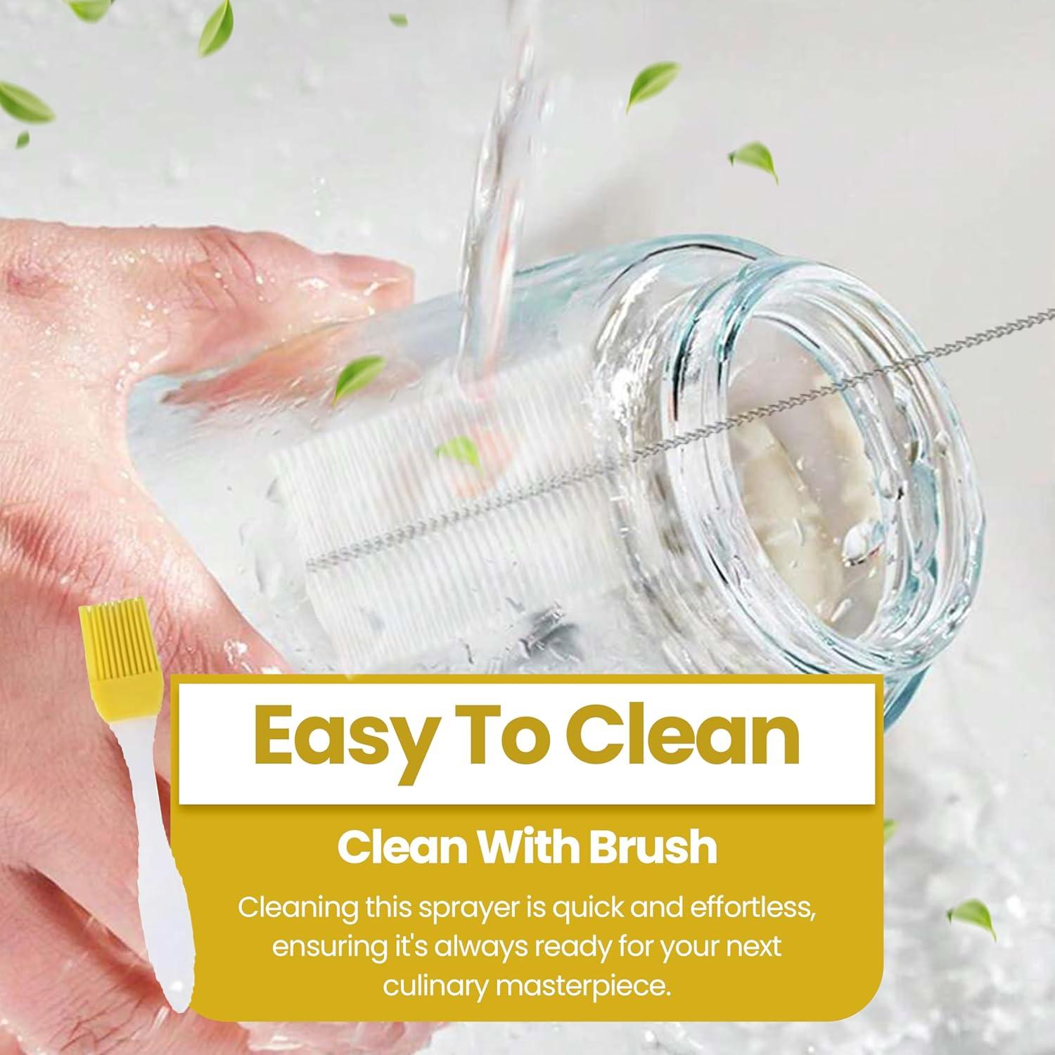 Spray y dispensador de aceite Javelox 470ml vidrio negro