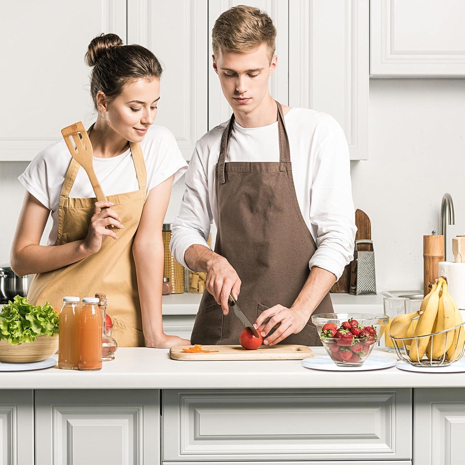 Juego de 3 Trivetes de Cerámica Furwarmy 7'' Antideslizantes