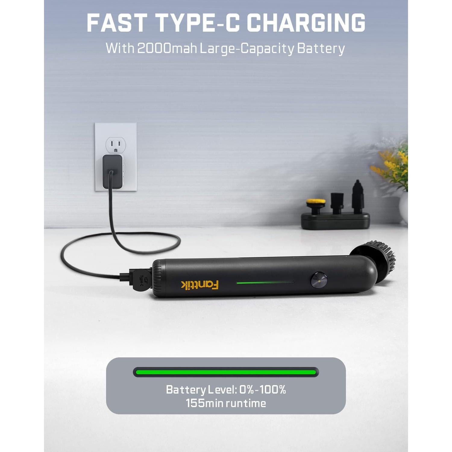 Cepillo Eléctrico Giratorio Fanttik G9 Nano Inalámbrico IPX7