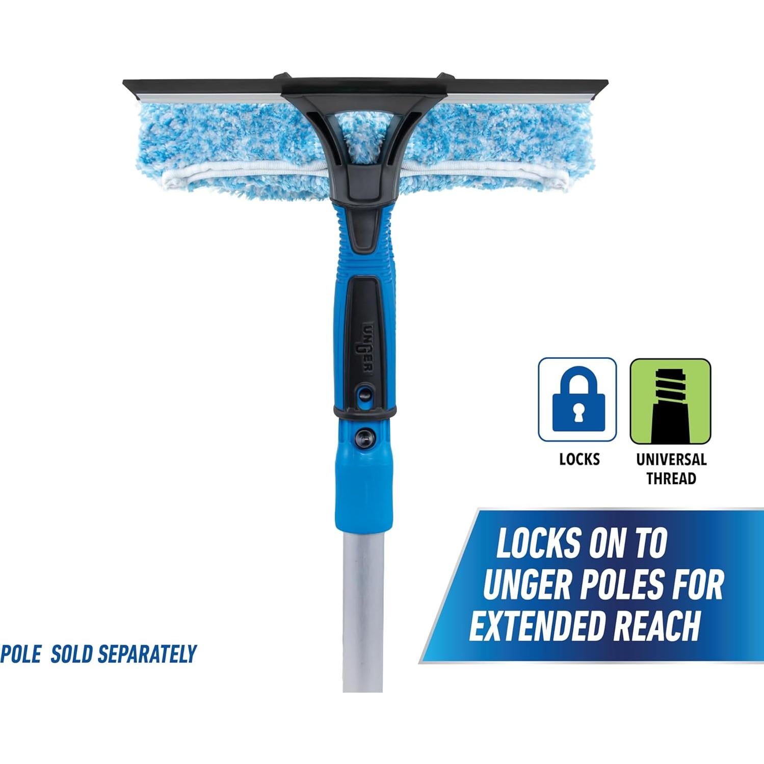 Limpiaparabrisas y Esponja 2-en-1 Unger 25.4 cm Profesional