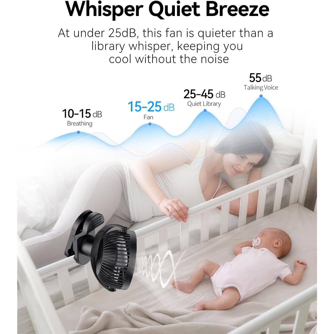 Ventilador Portátil Recargable Dainlin C6 PLUS 10000mAh Oscilante