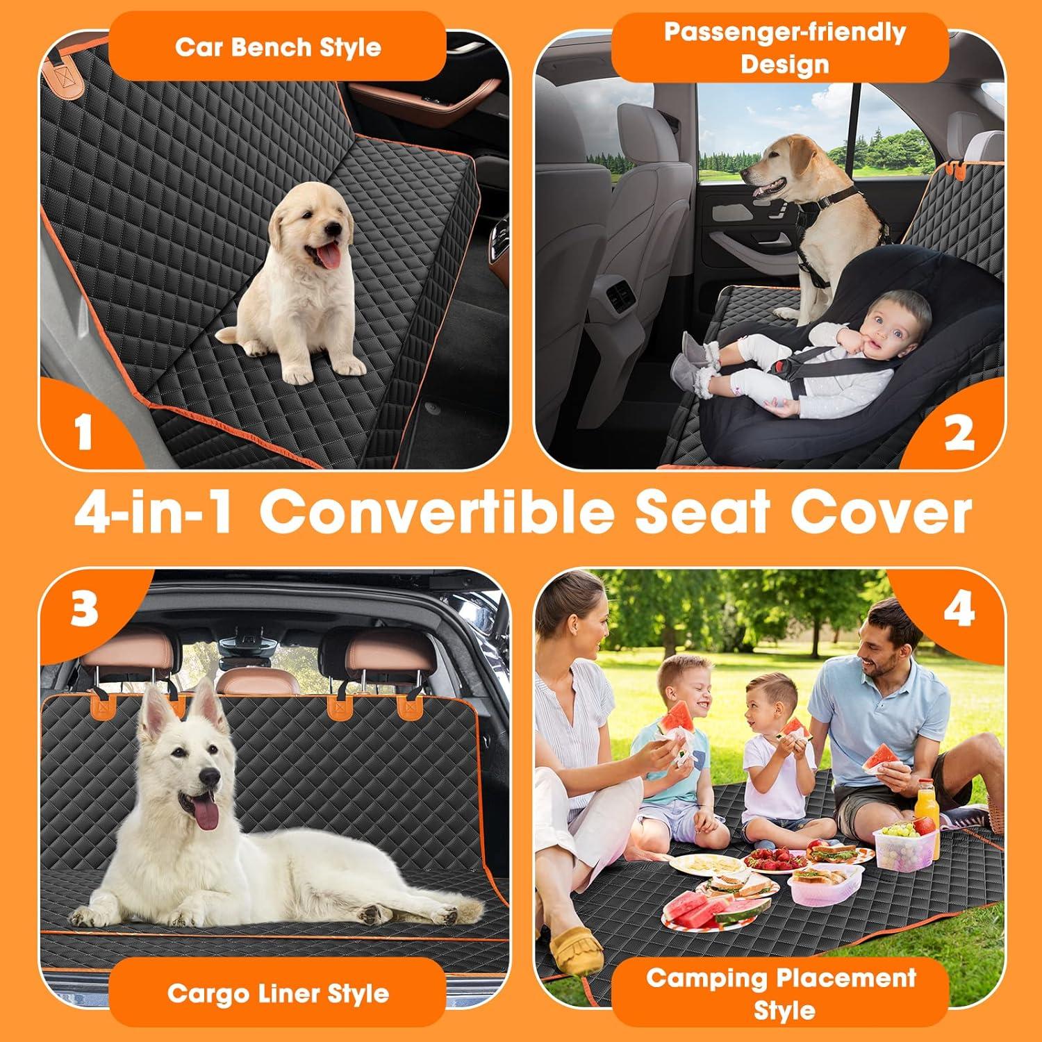 Funda de Asiento para Perros MIXJOY 135x119cm Impermeable