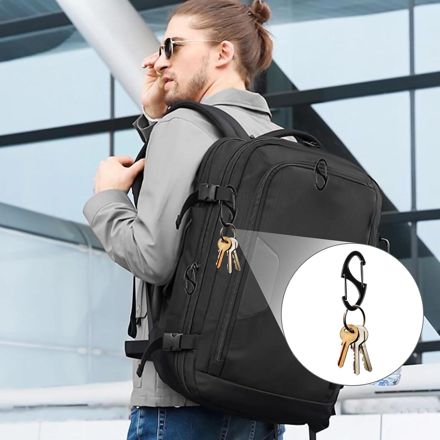 Cierres de Cremallera Antirrobo FENGWANGLI 20 Piezas Negro