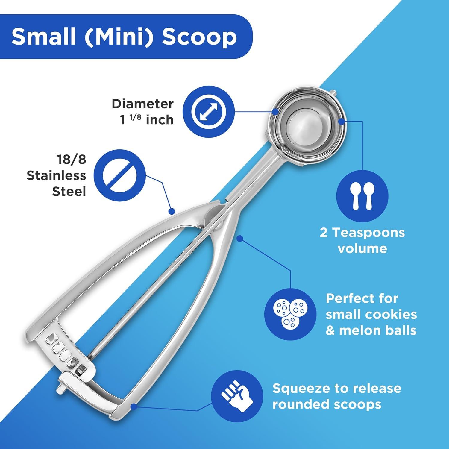 Cucharón Pequeño Jenaluca de Acero Inoxidable - 2 Cucharaditas