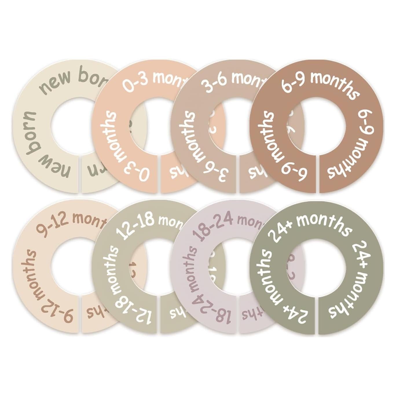 Divisores de Armario para Bebés Cephira - Tono Tierra, Ajustables