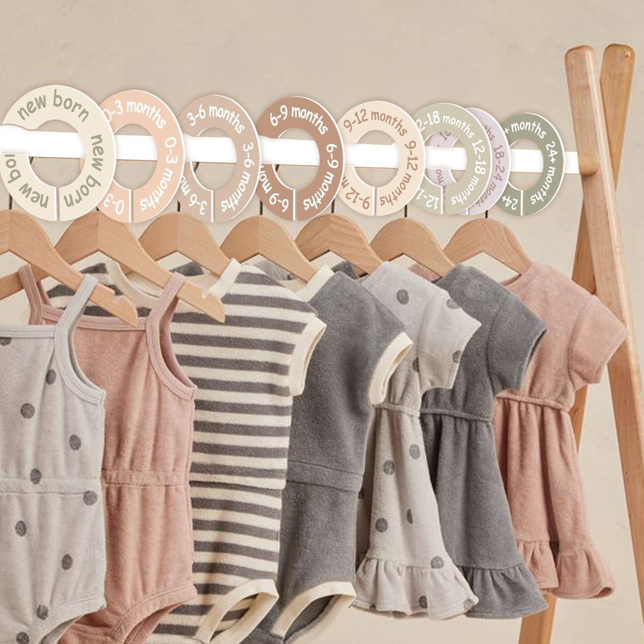 Divisores de Armario para Bebés Cephira - Tono Tierra, Ajustables