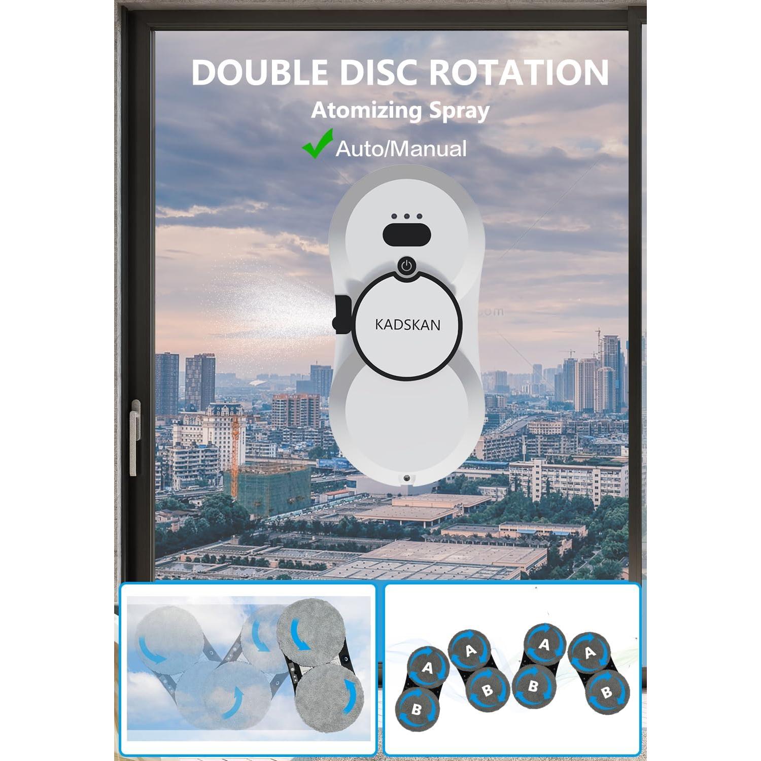 Robot Limpiador de Ventanas KADSKAN HCR-10 5600Pa Automático