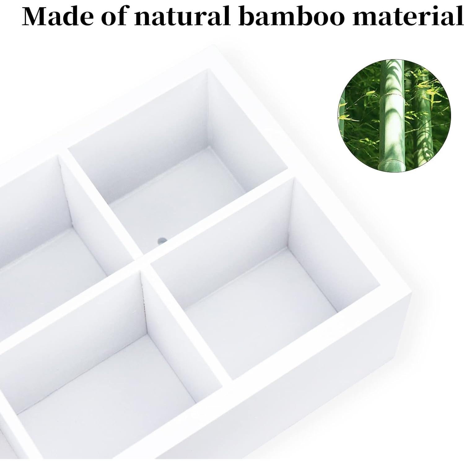 Soporte para Corbatas FTUREERA de Bambú - Organizador 2 Piezas