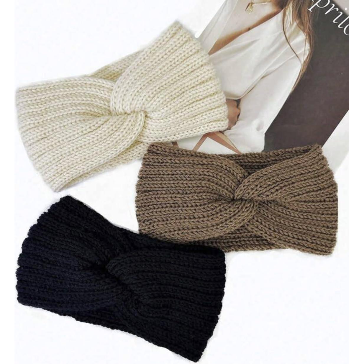 Diademas de Invierno Huachi para Mujeres - 4 Piezas Cálidas