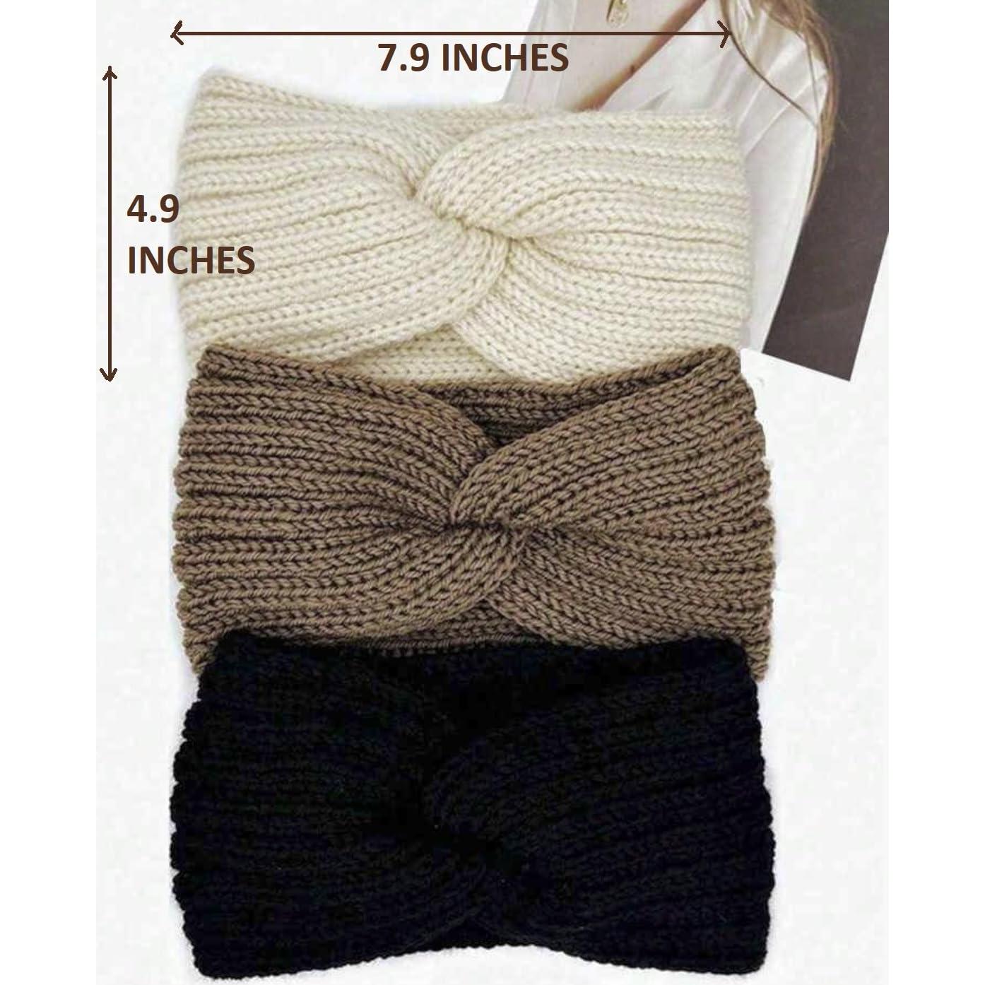 Diademas de Invierno Huachi para Mujeres - 4 Piezas Cálidas