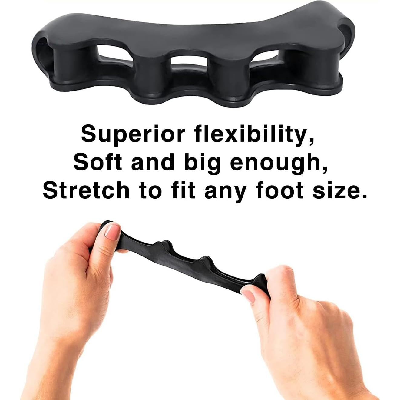 Separador de Dedos de Silicona Bestrice para Alivio de Juanetes