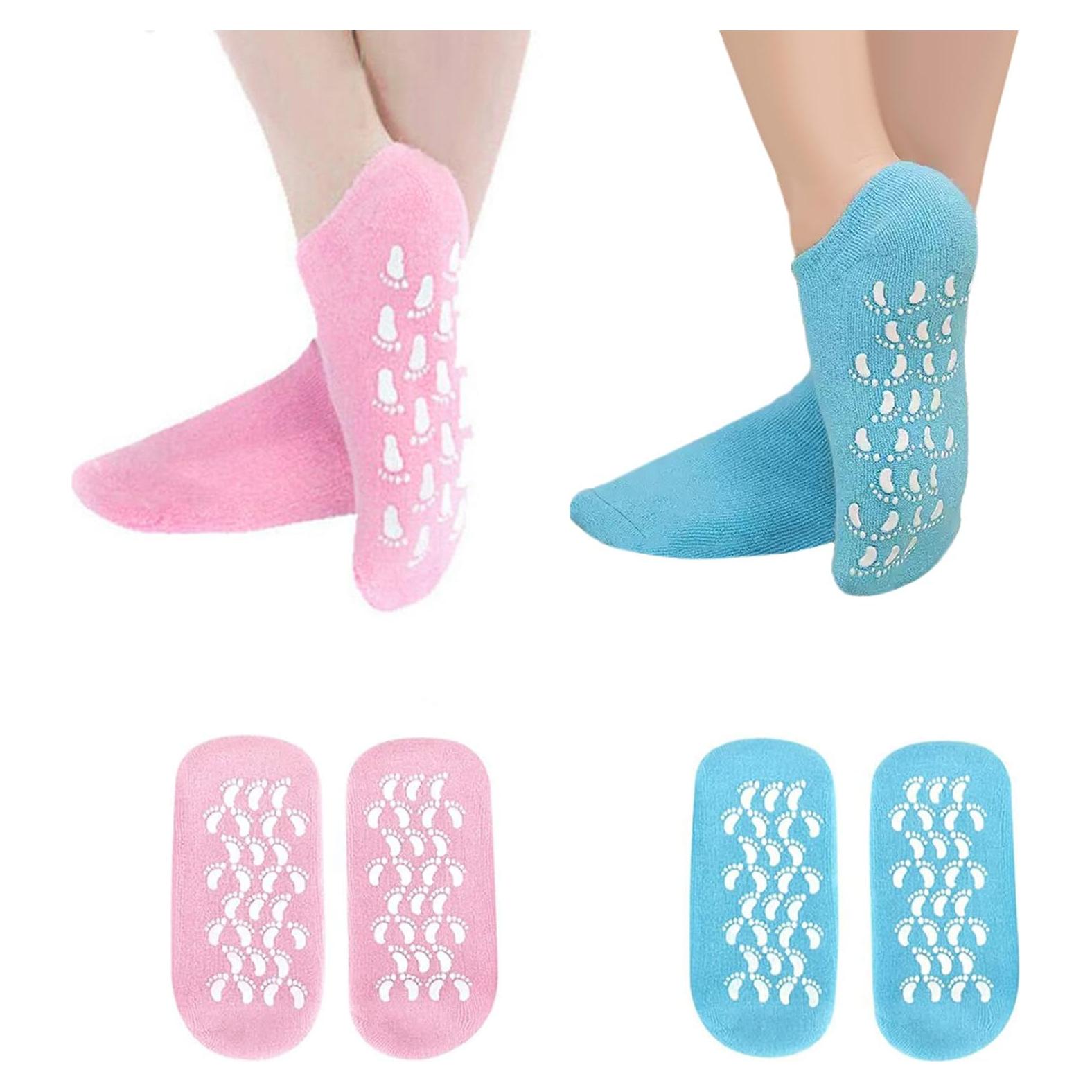 Calcetines Hidratantes ZFYOUNG - 2 Pares de Gel Aloe