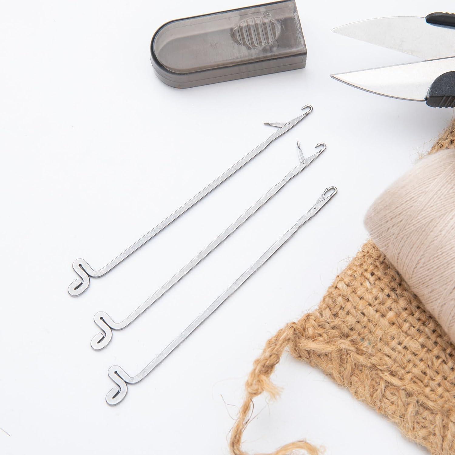 PAGOW 10 Pcs Ganchos de Cierre de Acero Inoxidable para Tejido