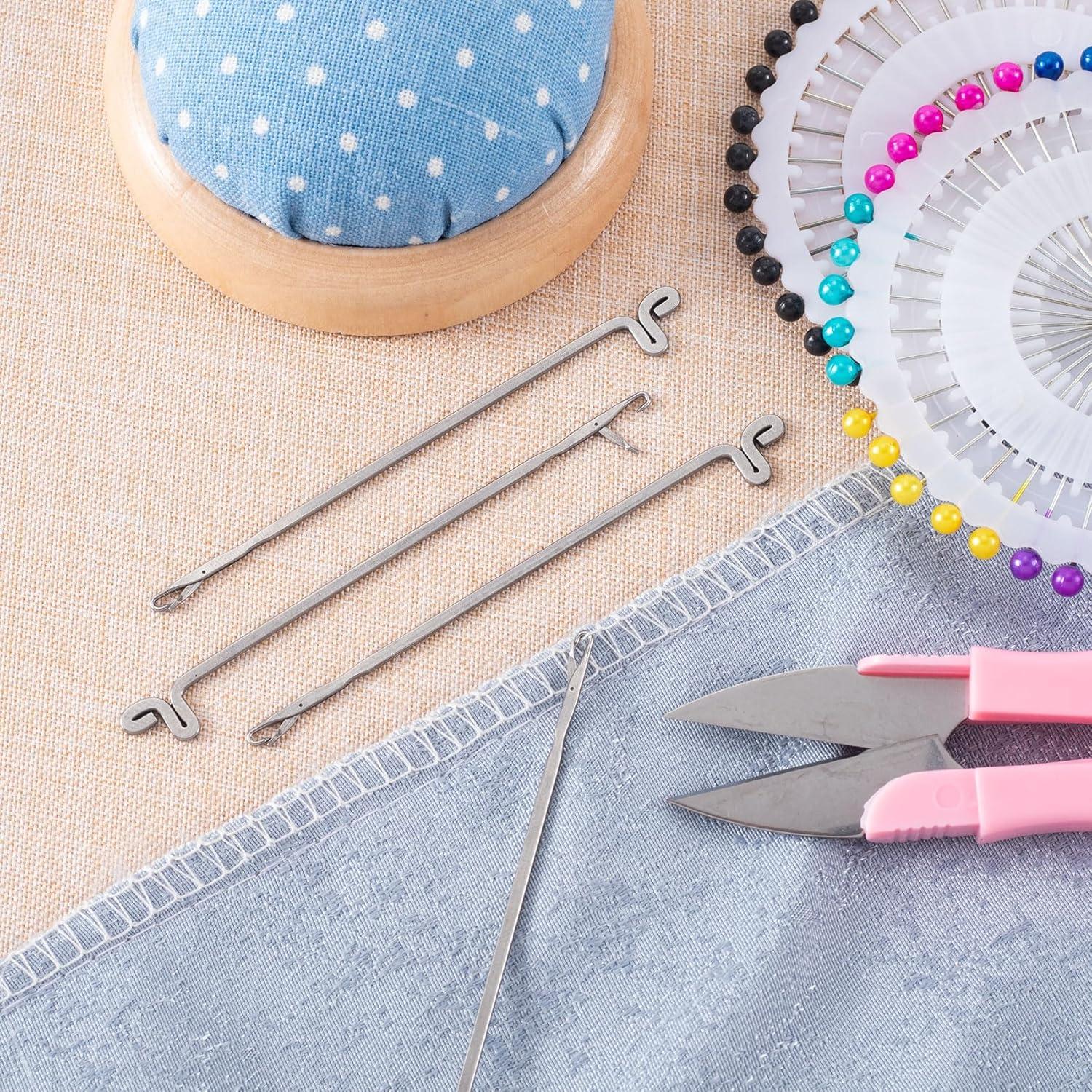 PAGOW 10 Pcs Ganchos de Cierre de Acero Inoxidable para Tejido