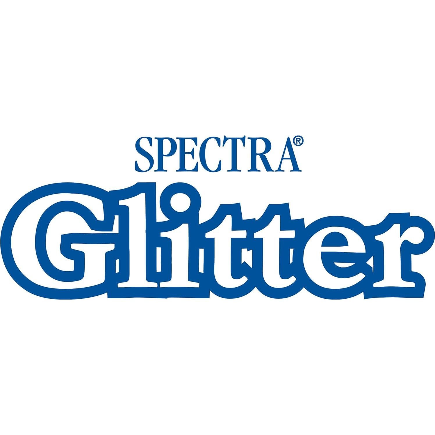 Glitter Negro Spectra 113.4 g - Cristales Hexagonales para Manualidades