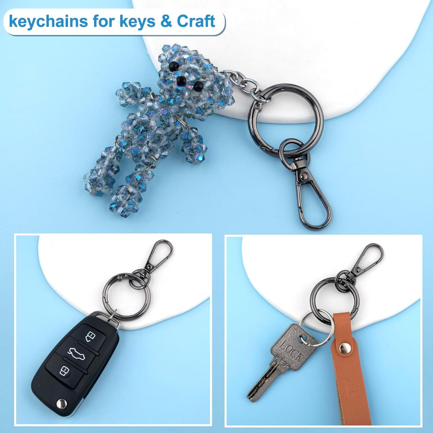 Clips de Gancho Giratorio OIIKI - 2 Juegos de Metal Negro