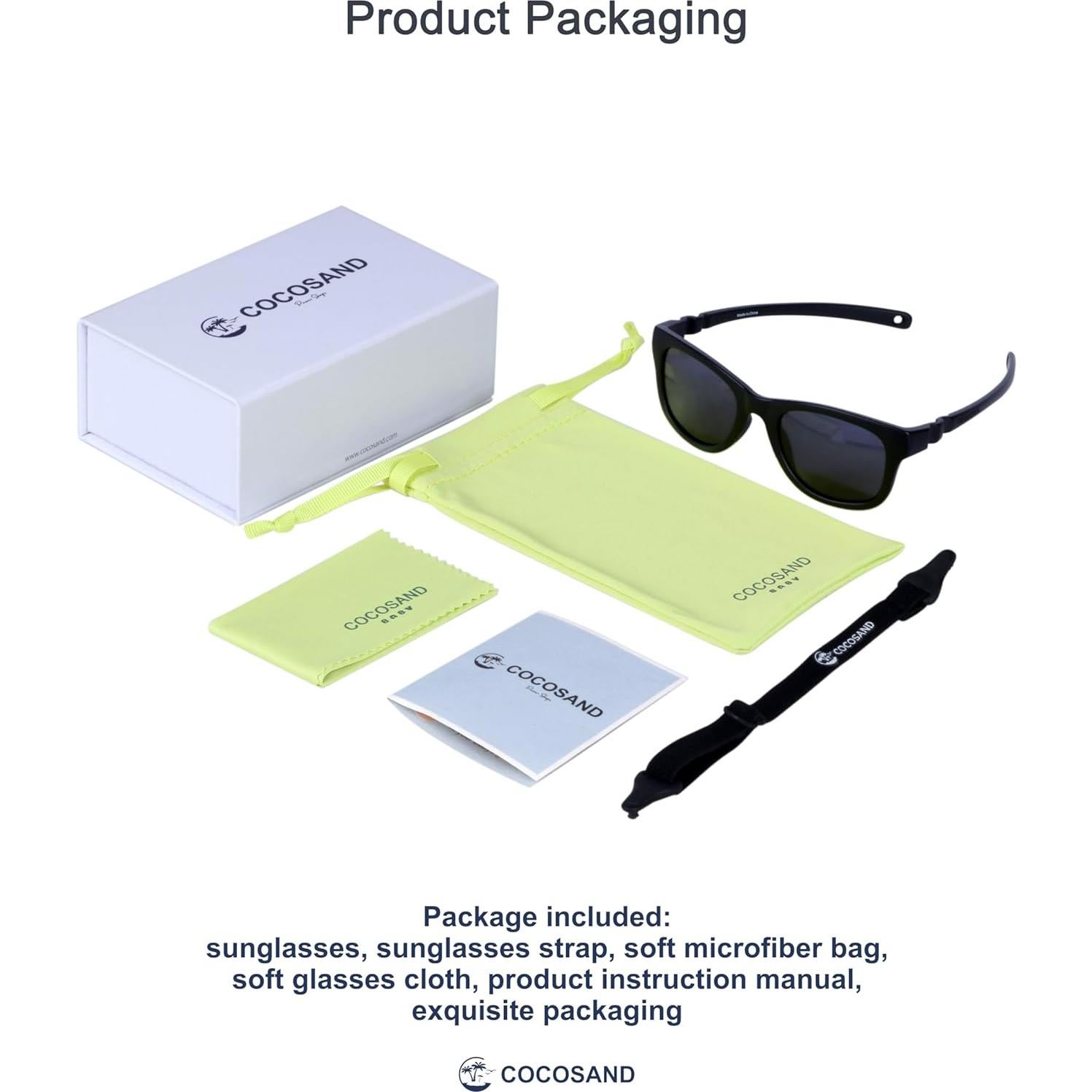 Gafas de sol COCOSAND para bebés 0-12 meses protección UV