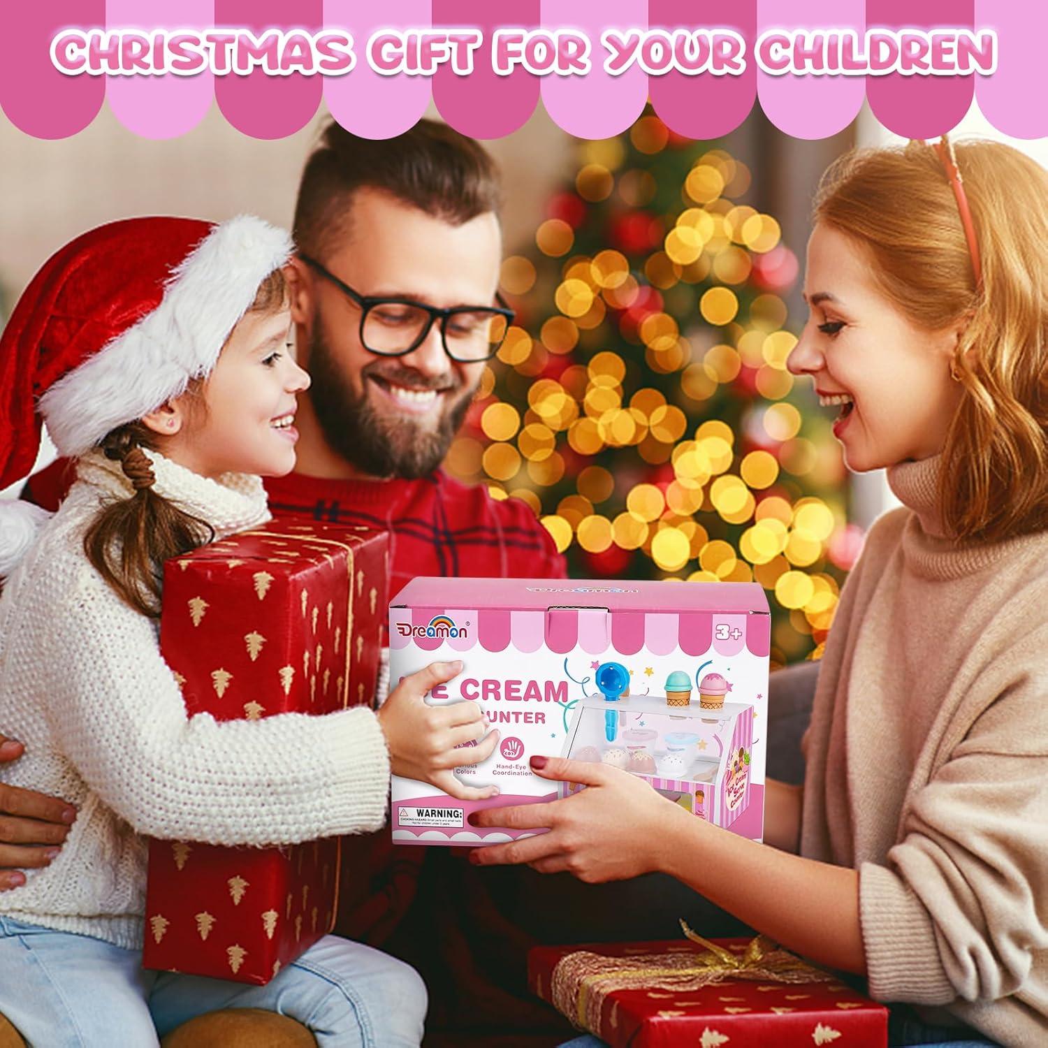 Juego de Mostrador de Helados Dreamon 38 PCS para Niños