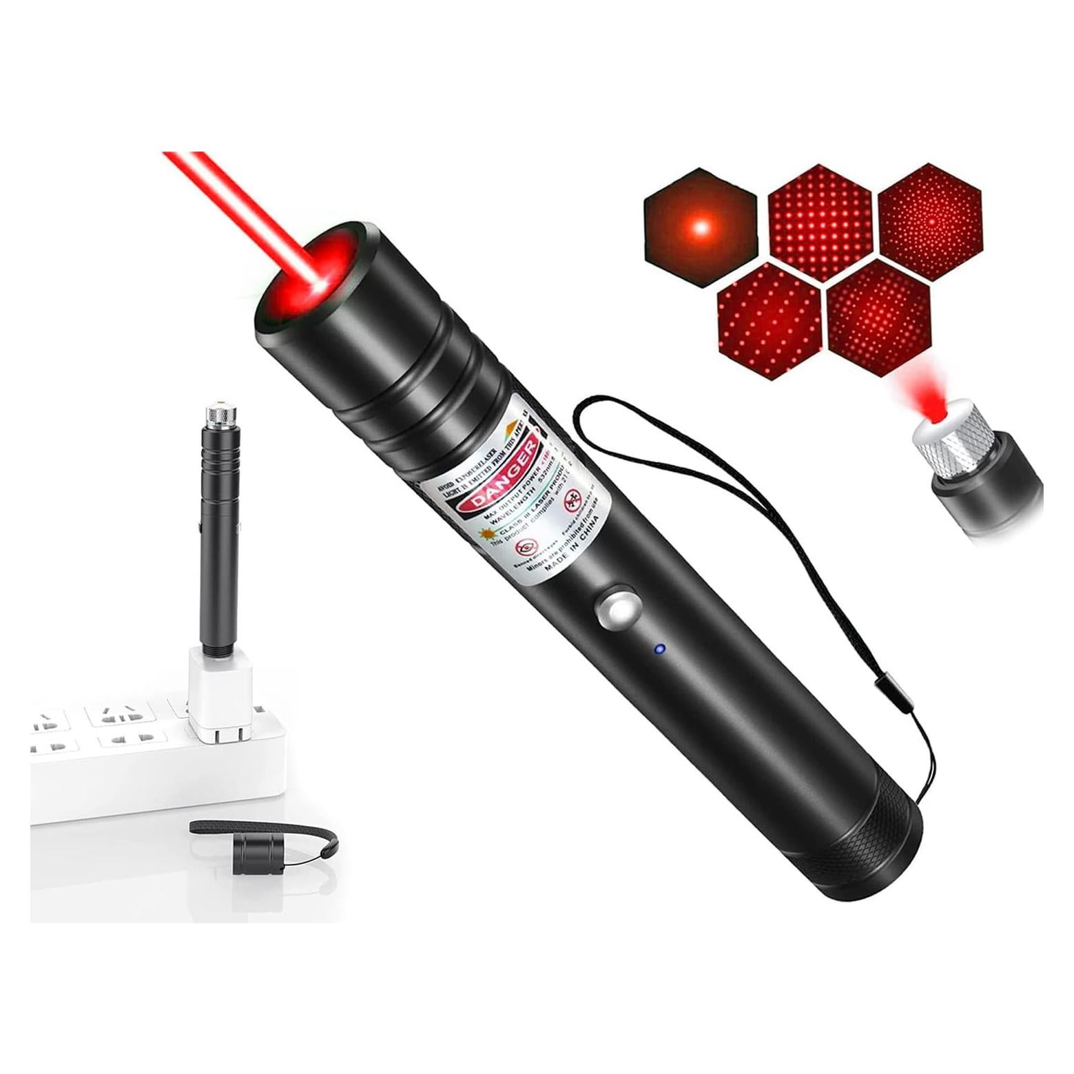 Puntero láser rojo USB Yiwu 9127 2 en 1 para oficina y gatos