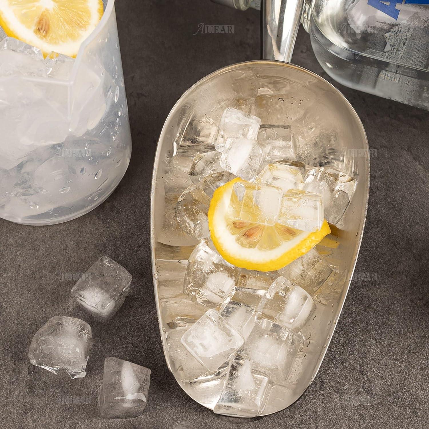 Cucharón de Acero Inoxidable AUEAR 26x6 cm para Hielo