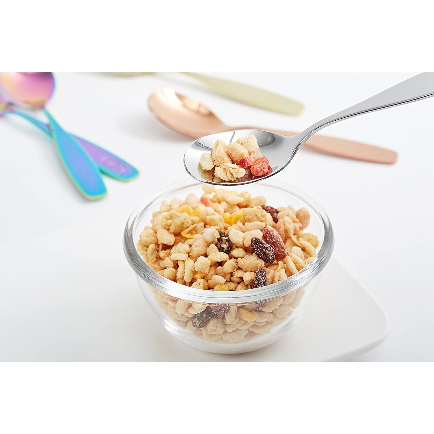 Exzact Juego de Cubiertos para Niños 6 Piezas Acero Inoxidable