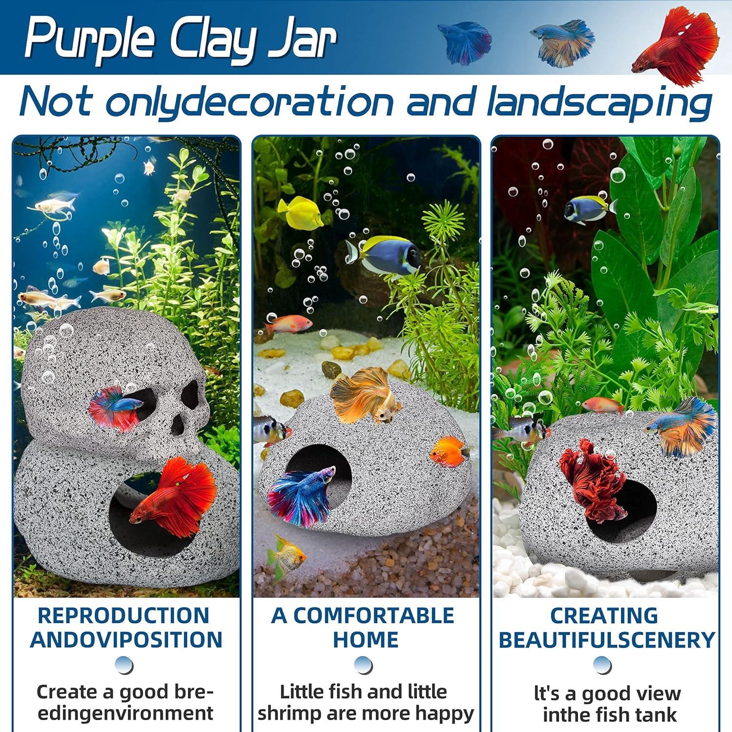 Cueva Decorativa para Acuario Ameliade Pequeña 9.5x7x5cm