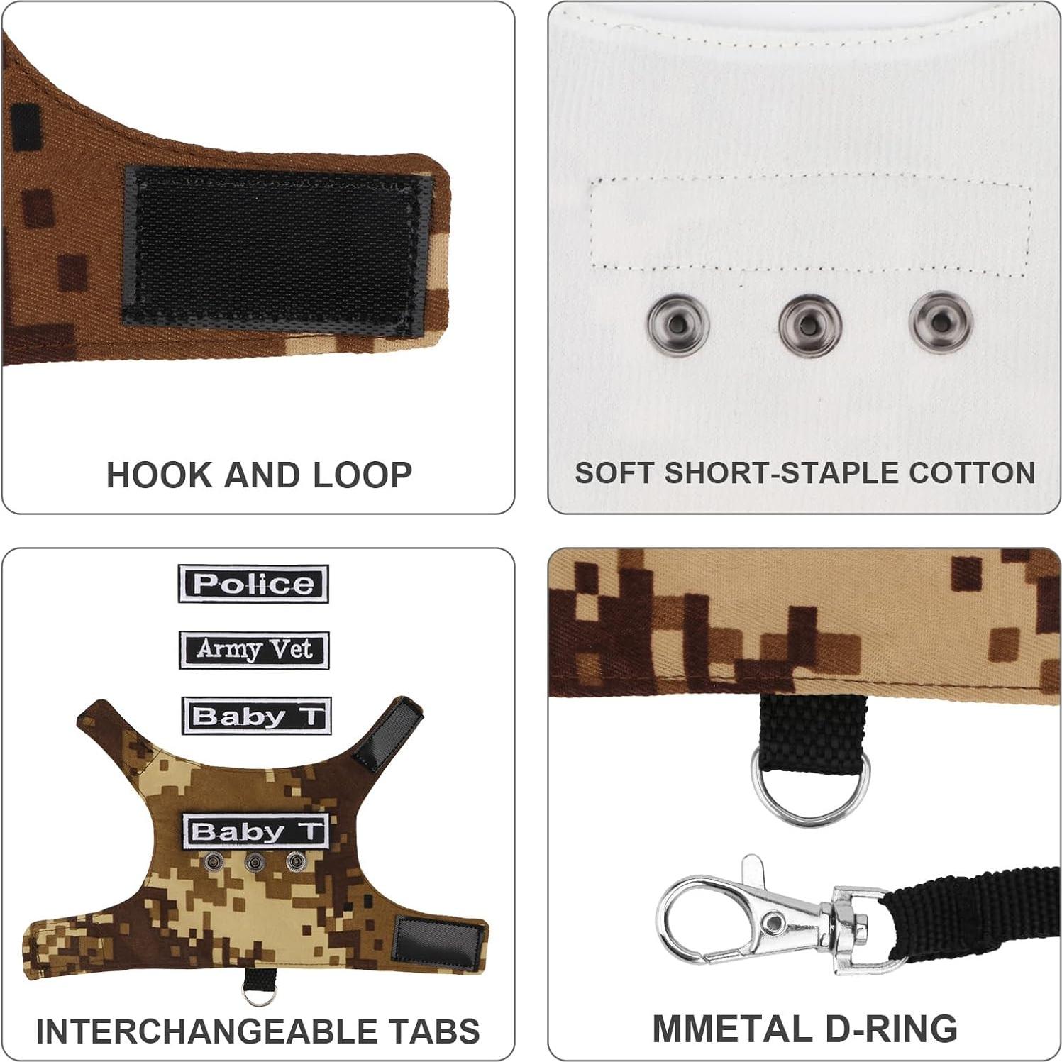 Conjunto Arnés y Correa Hypeety para Dragón Barbudo Ajustable