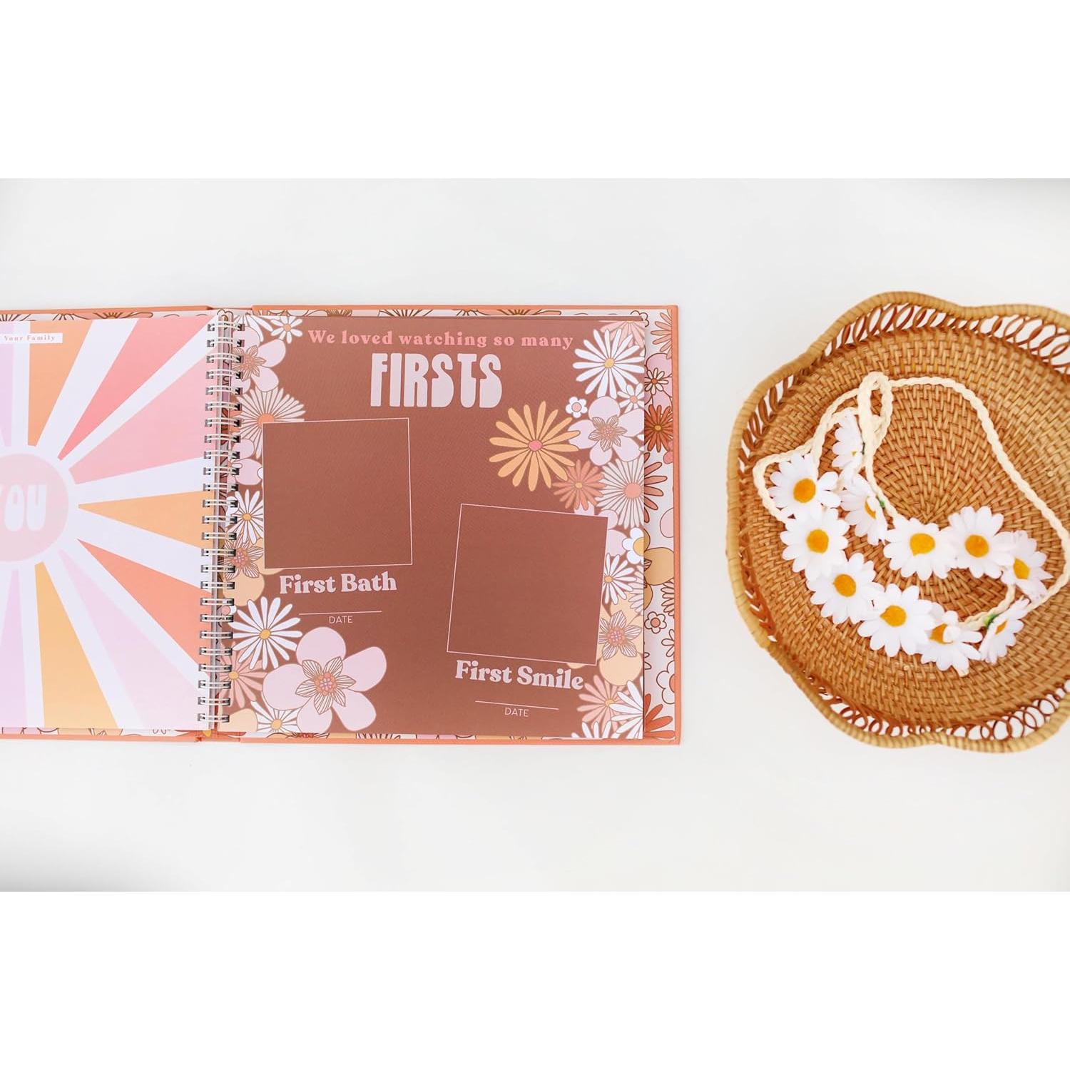 Libro de Memorias de Bebé Lucy Darling Flower Child 48 Páginas