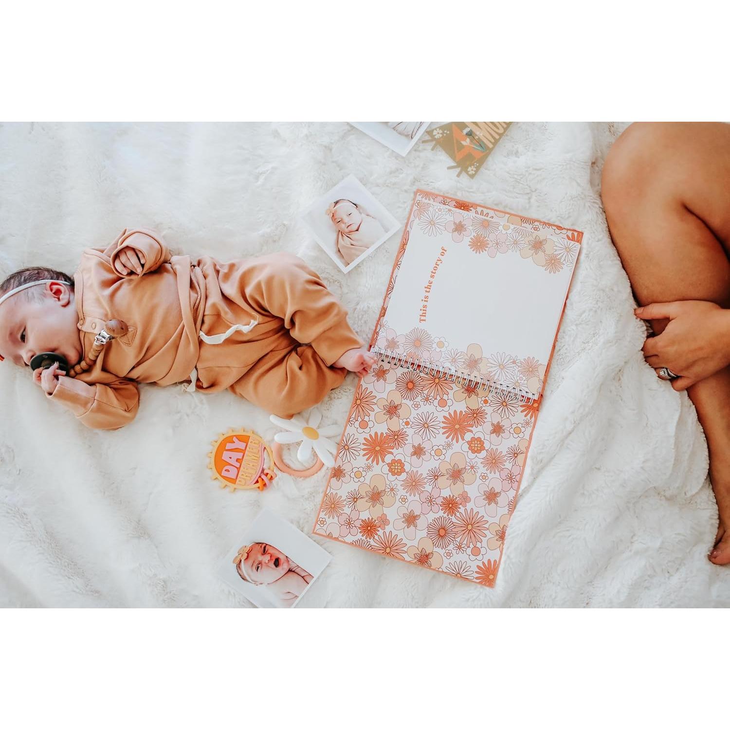 Libro de Memorias de Bebé Lucy Darling Flower Child 48 Páginas