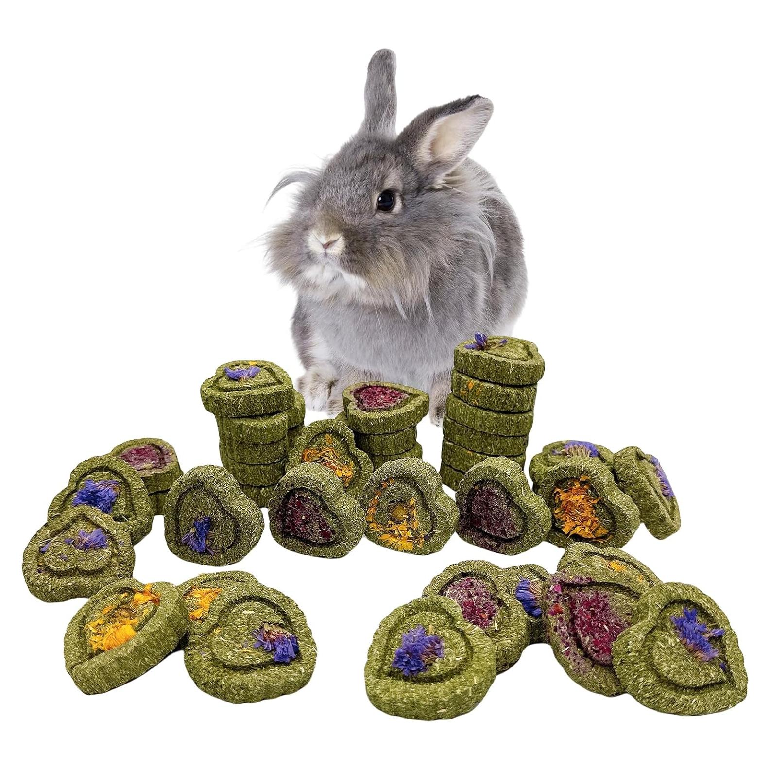 36 Piezas Juguetes Masticables Hamiledyi para Conejos y Roedores