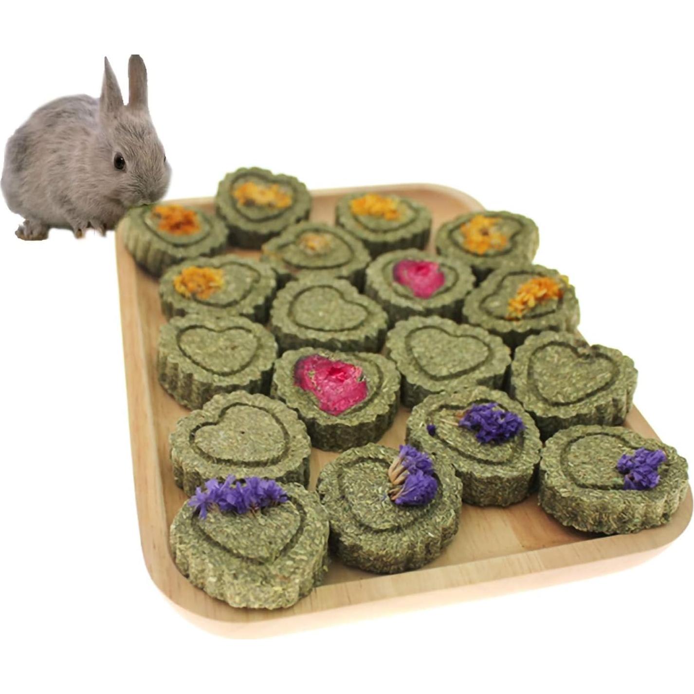 36 Piezas Juguetes Masticables Hamiledyi para Conejos y Roedores