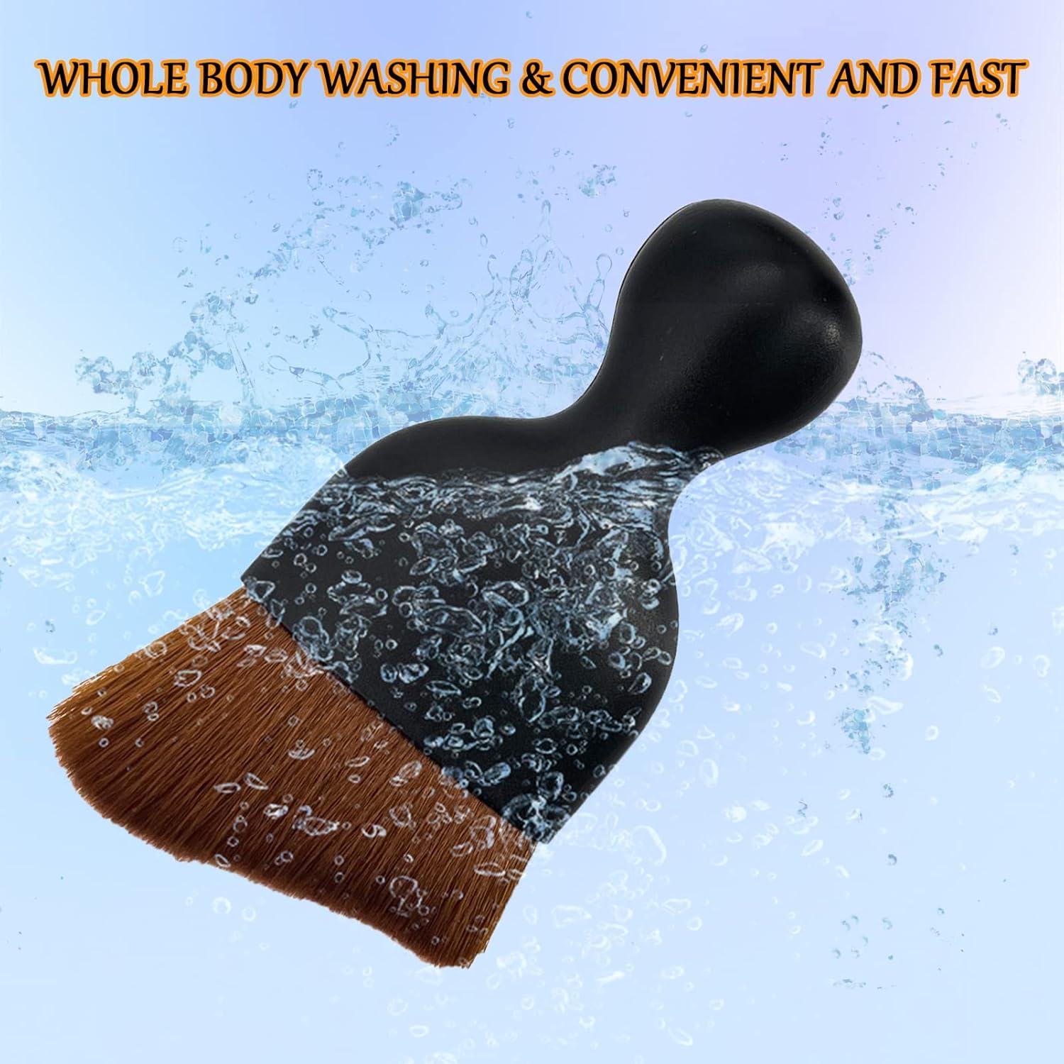 Msyuusr Car Interior Detailing Brush, Ultra Soft Bristles Dust Brush Car Cleaning Brush, Car Interior Cleaning Tool for Cleaning Panels, Air Vent, Computer, Leather (Brown)