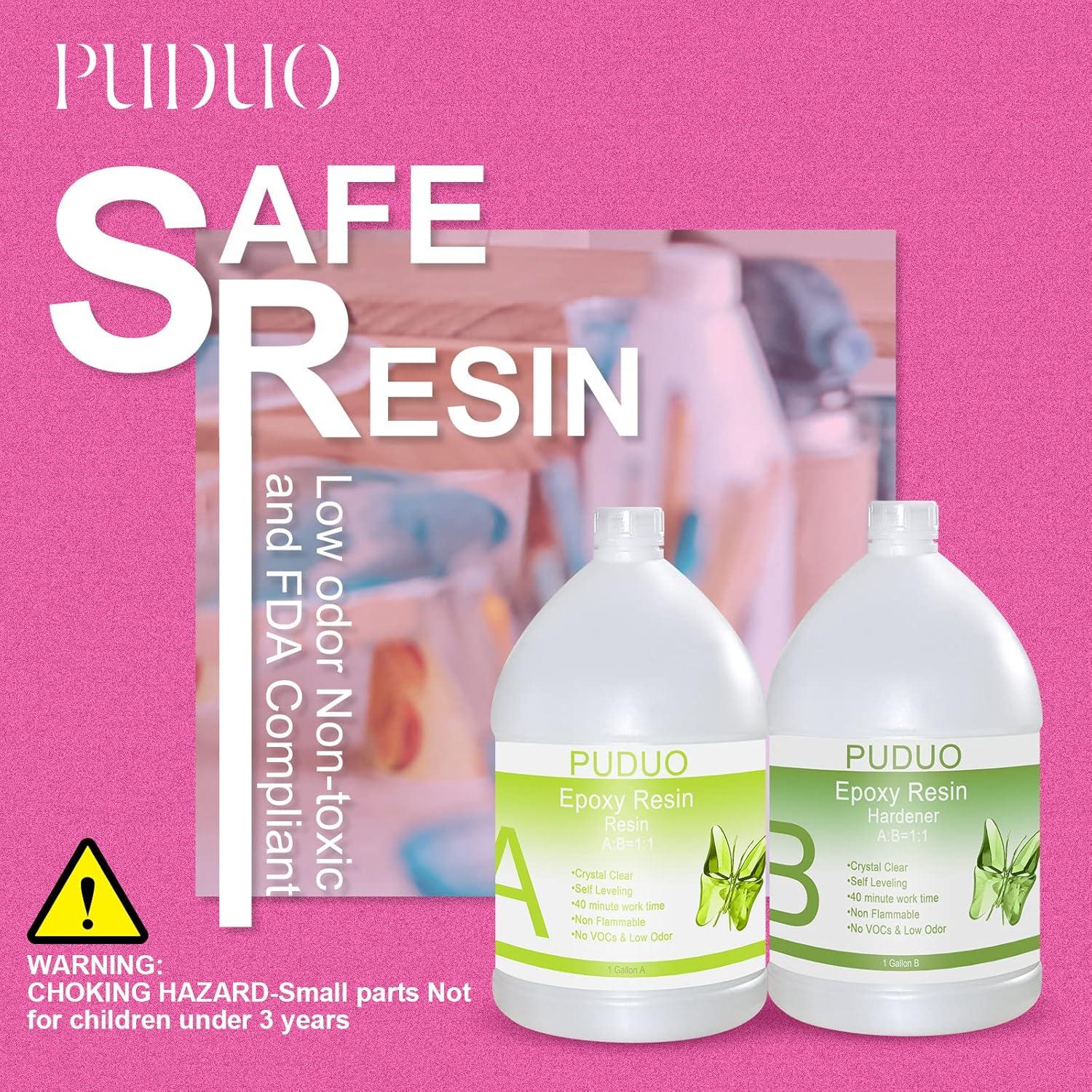 Kit de Resina Epóxica Cristalina PUDUO 2 Galones - Arte y Joyería