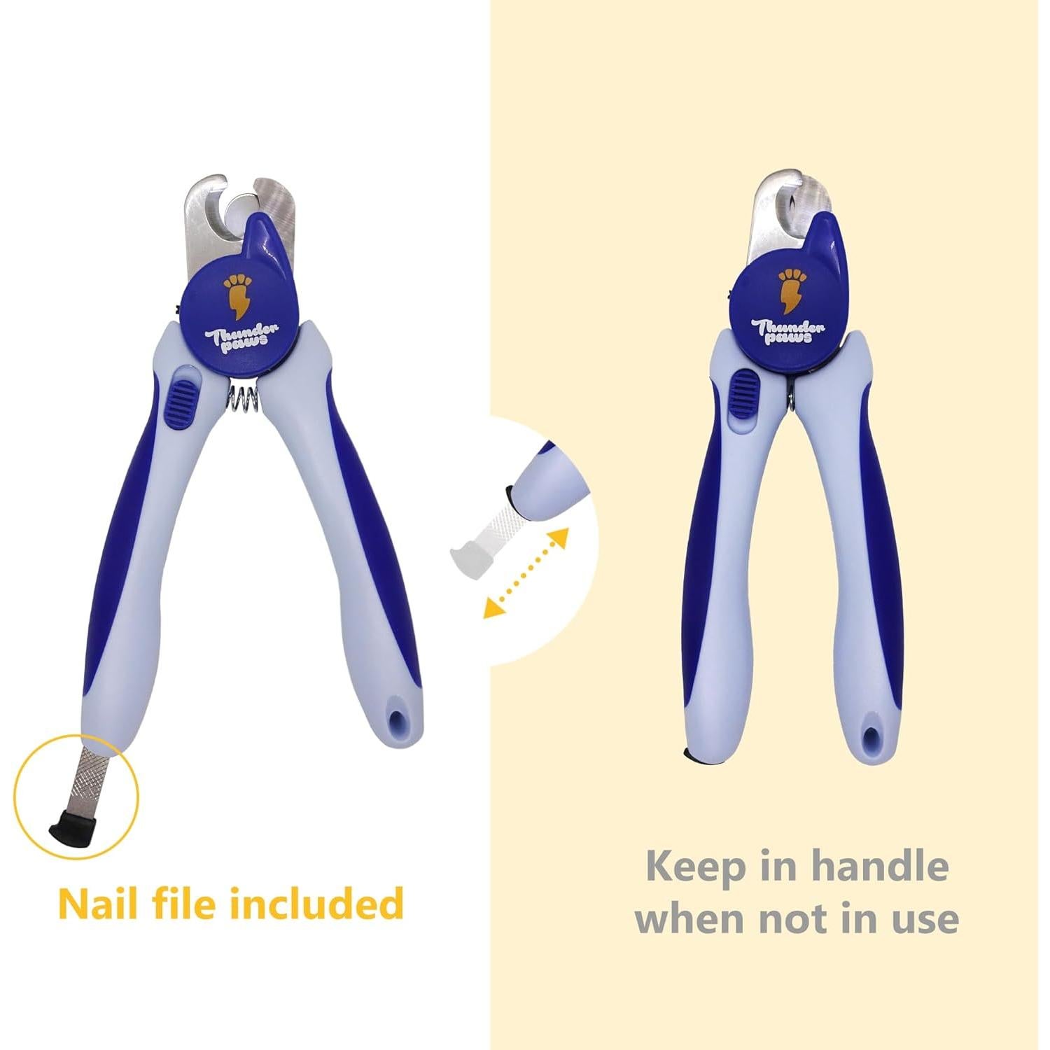 Cortauñas LED Thunderpaws para Perros y Gatos - Mediano-Grande