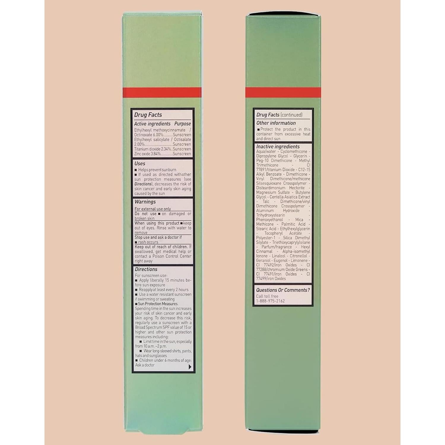 Erborian CC Red Corrector Verde 14g - Cuidado Piel Coreano SPF 25