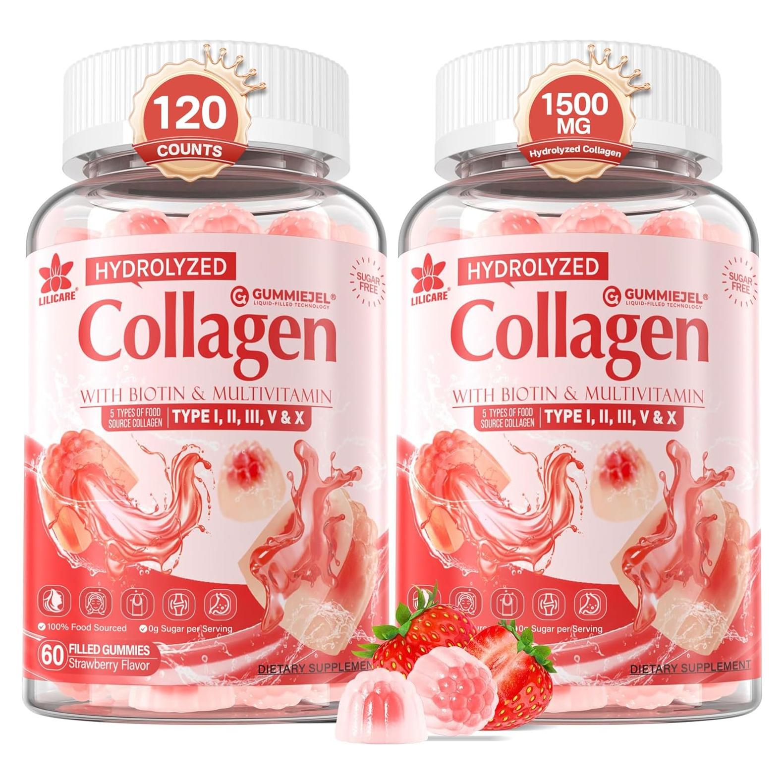 Gomitas de Colágeno Hidrolizado HempTotally 2 Cuentas 1500mg