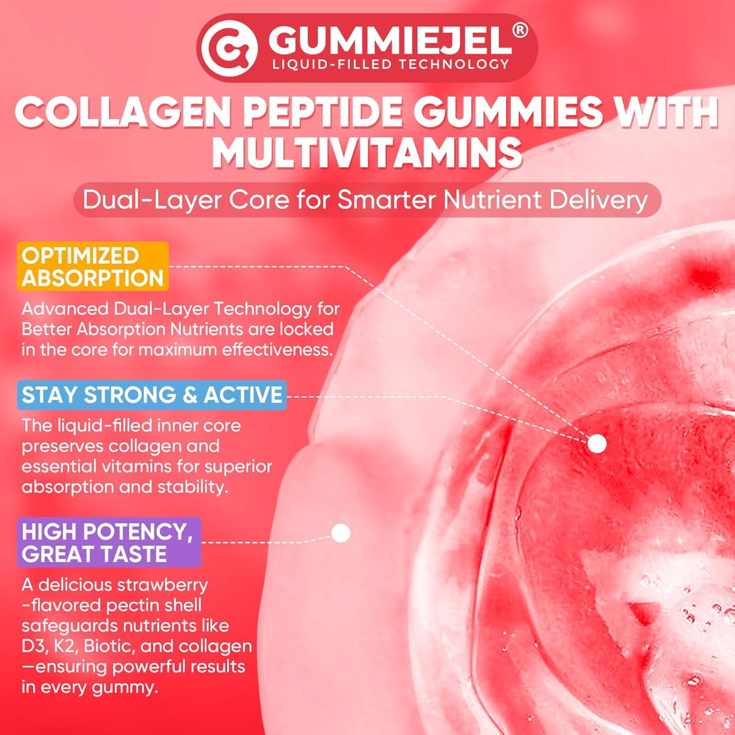 Gomitas de Colágeno Hidrolizado HempTotally 2 Cuentas 1500mg