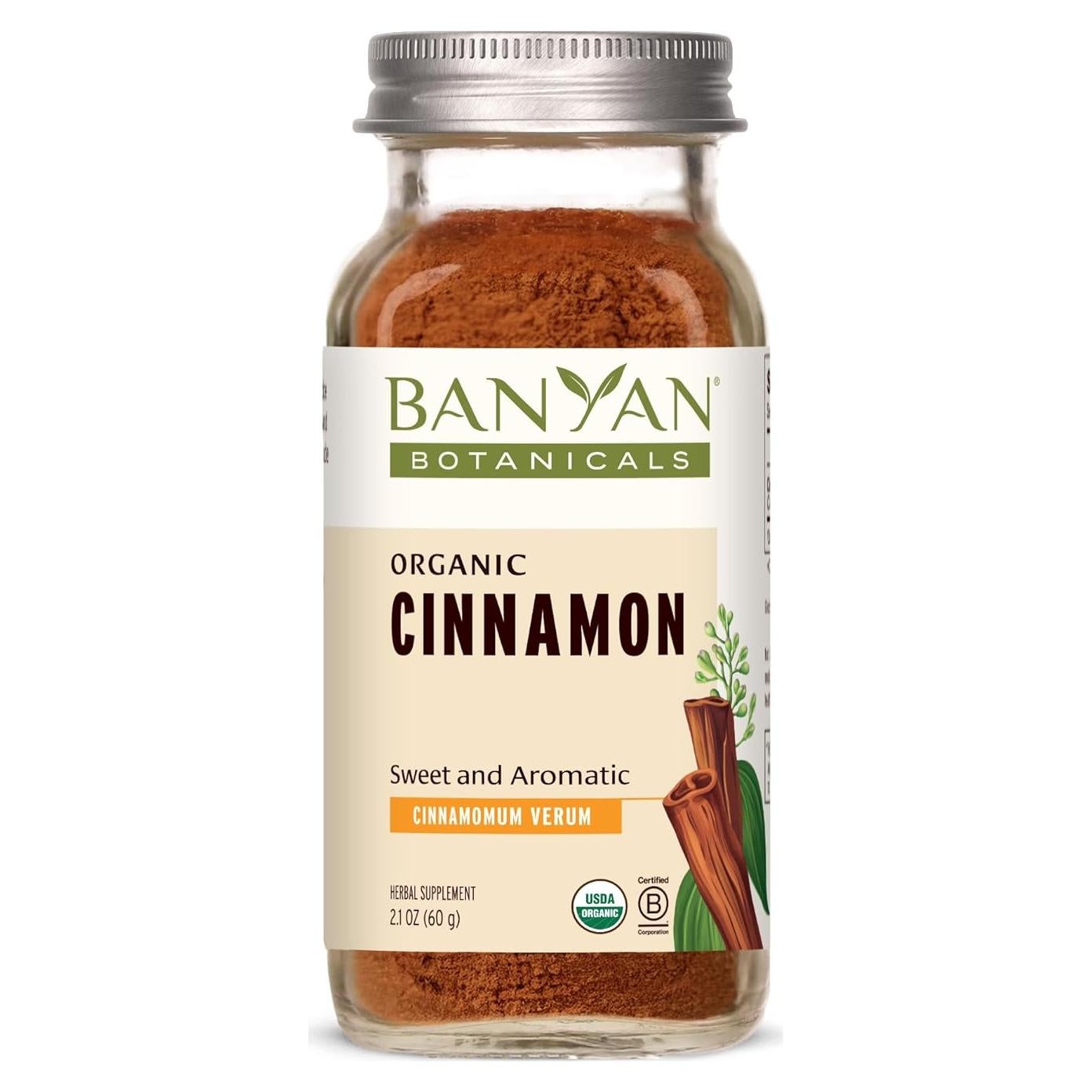 Polvo de Canela Orgánica Banyan Botanicals 82g - Canela de Ceilán