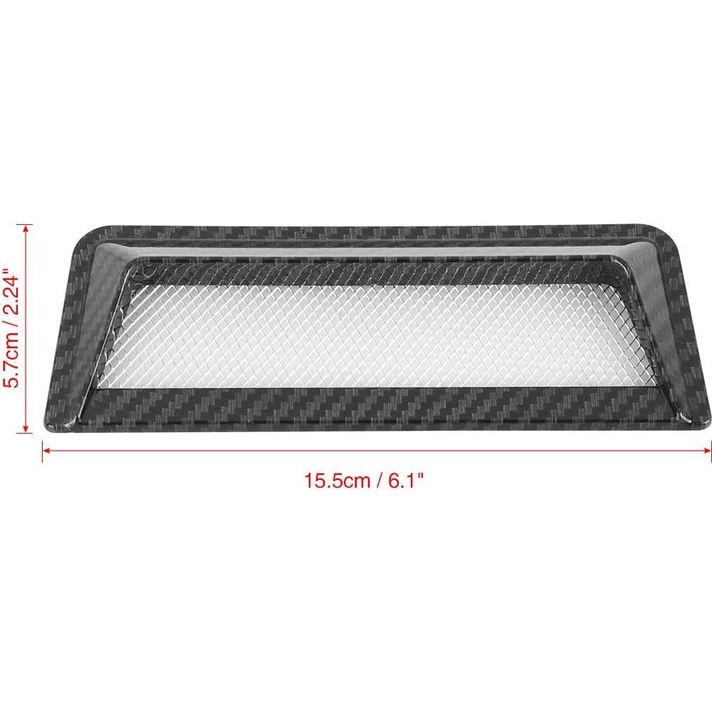 Cubierta de Entrada de Aire Decorativa X AUTOHAUX 2 Pcs 32x8x2.7cm