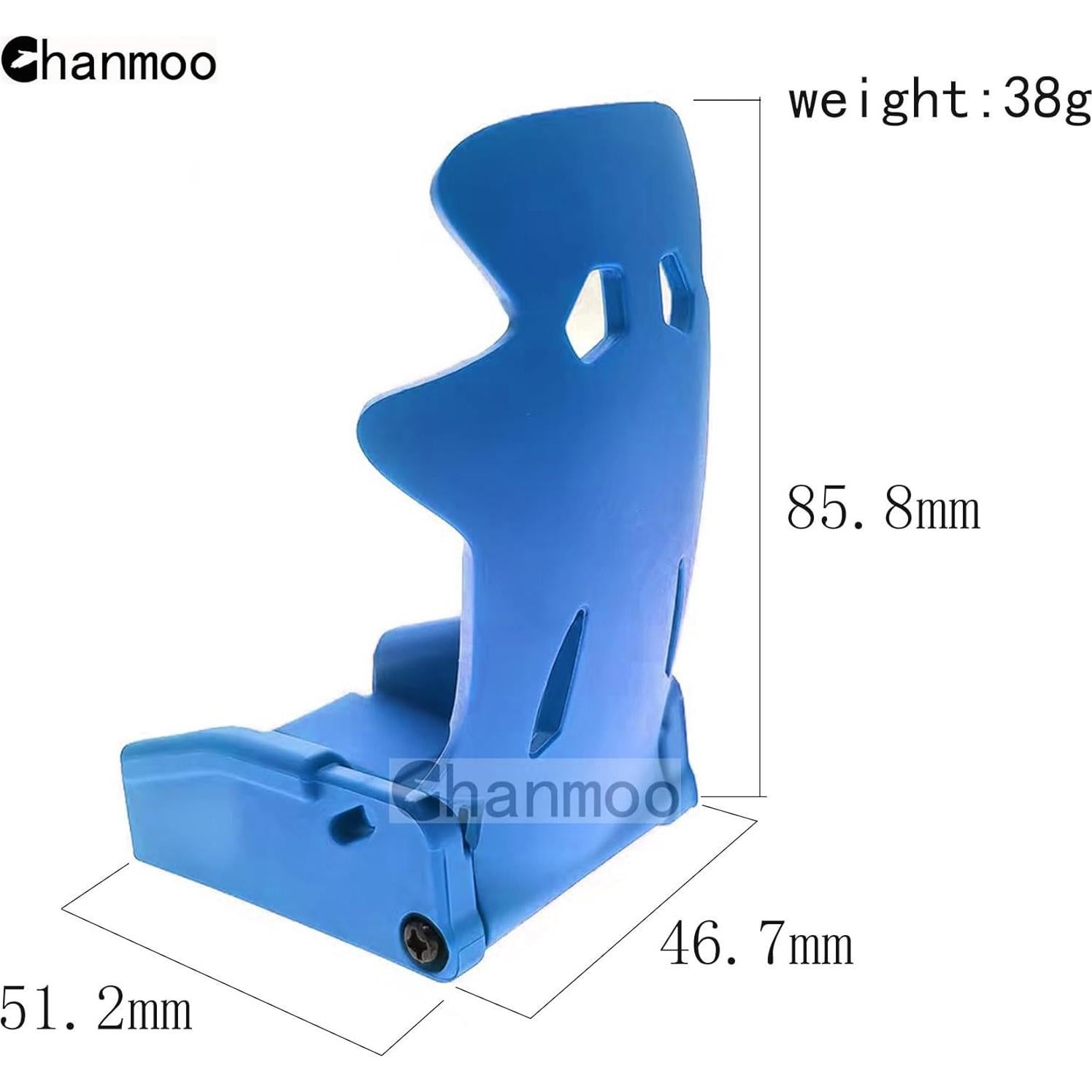 Sillas de coche RC Crawler 1/10 Chanmoo - Plástico Negro A