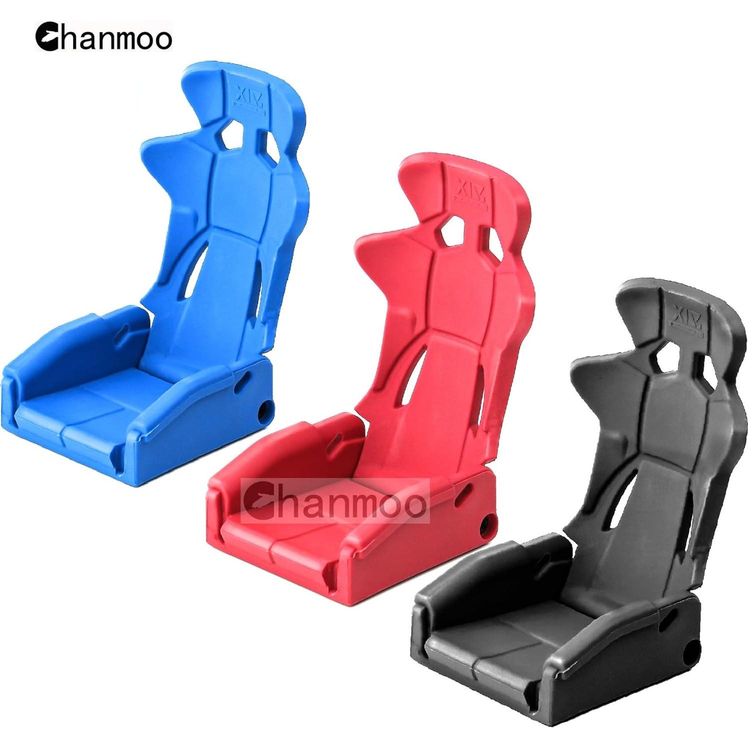 Sillas de coche RC Crawler 1/10 Chanmoo - Plástico Negro A