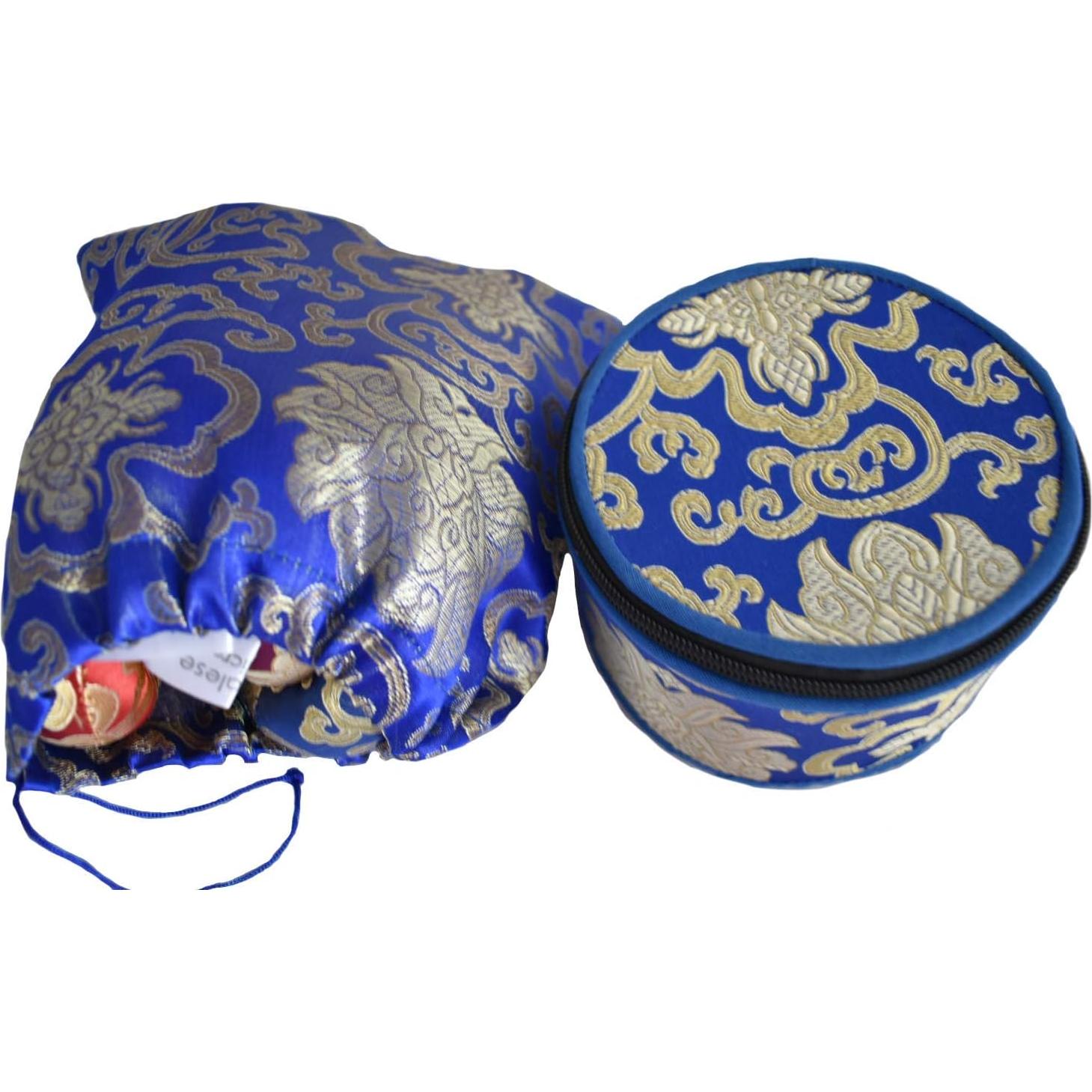 Conjunto de 7 Cuencos Tibetanos NHZ para Meditación - Negro