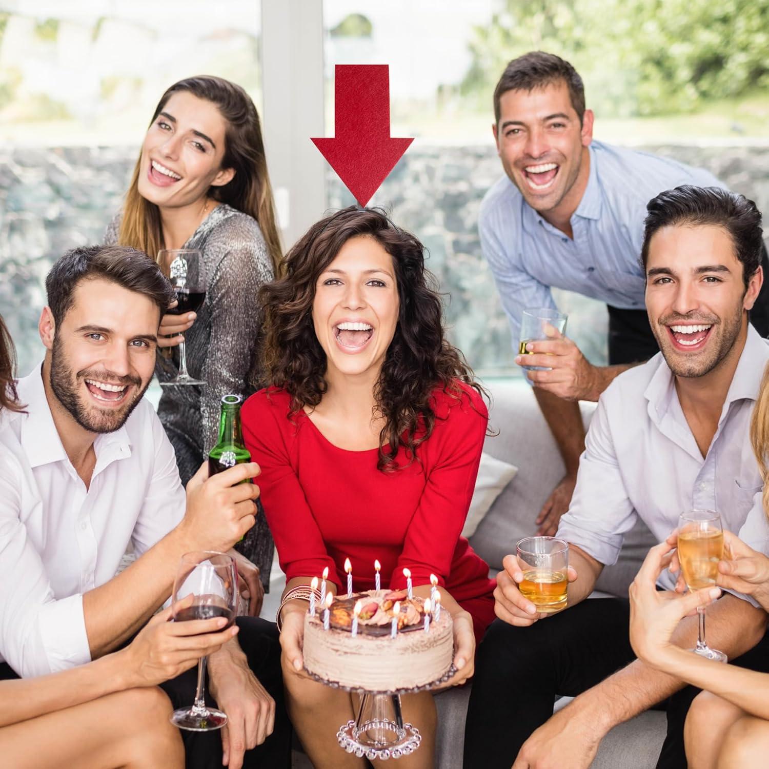 Diadema de Flecha Roja YOOLEETC - Paquete de 2 Unidades