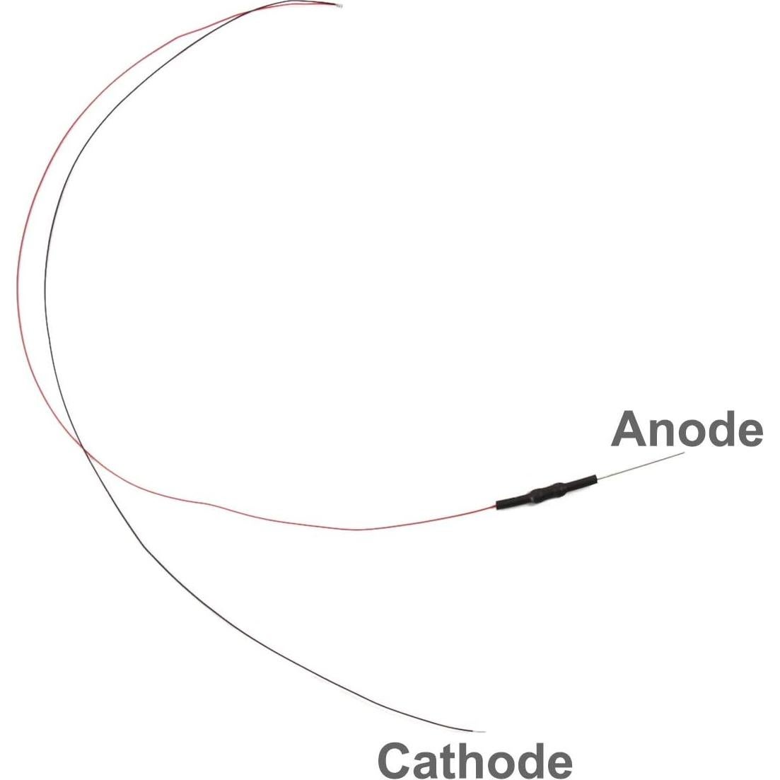 40 LEDs SMD 0402 preconectados Evemodel 12V Azul 20cm
