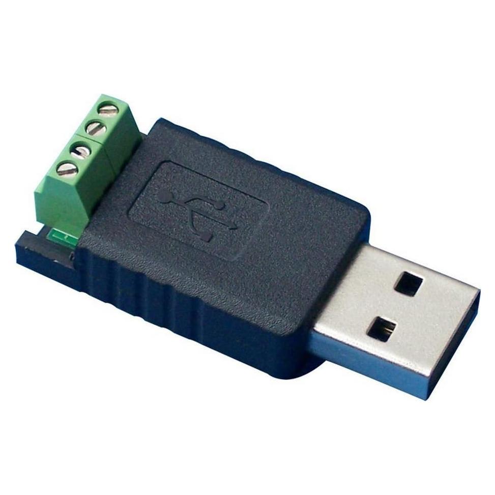 Adaptador USB a RS485 Usangreen FT232RL Carcasa Negra